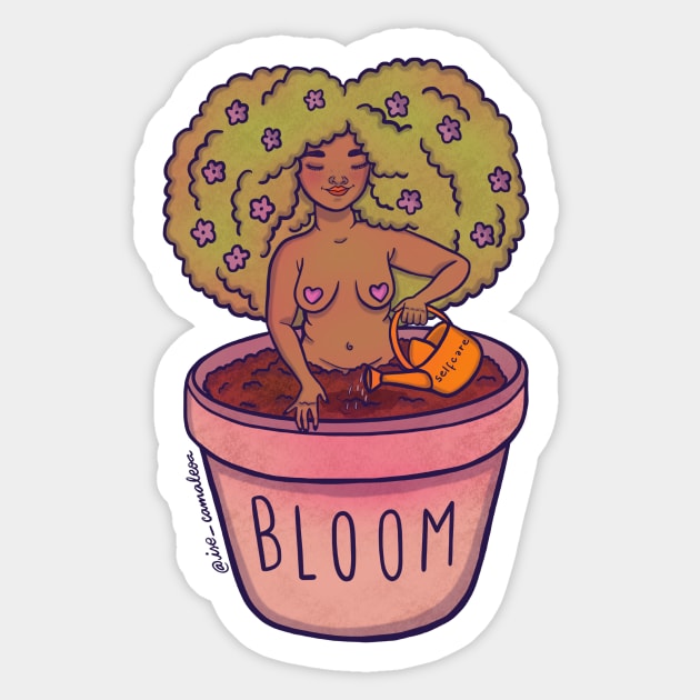 Bloom Sticker by @isedrawing